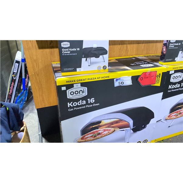 OONI KODA 16 GAS POWERED PIZZA OVEN WITH COVER