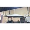 Image 2 : TREASURE GARDEN 8'X10' RECTANGULAR UMBRELLA WITH METAL BASE. ANTHRACITE FRAME, CAST SLATE FABRIC