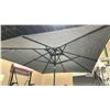 Image 3 : TREASURE GARDEN 8'X10' RECTANGULAR UMBRELLA WITH METAL BASE. ANTHRACITE FRAME, CAST SLATE FABRIC