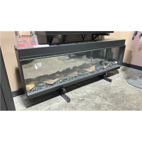 REGENCY ONYX 75" EX190 ELECTRIC FIREPLACE. CALL ALSO BE 2 OR 3 SIDED, THERMOSTATIC REMOTE CONTROL,