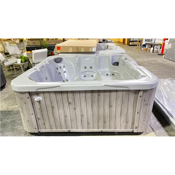 DIMENSION ONE SPA MODEL DREAM. SEATS 5-6, 34 JETS, 83"LX83"WX36"H, 300 GALLONS
