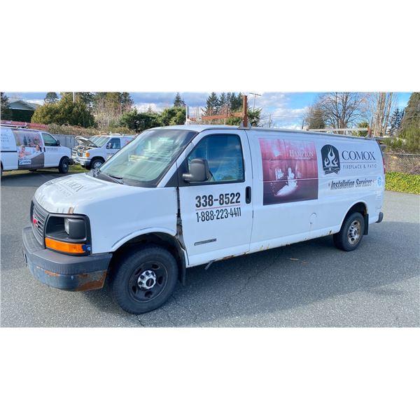 2005 GMC SAVANA 3DR CARGO VAN, WHITE, VIN 1GTGG29V351136094