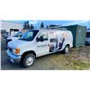 Image 1 : 2007 FORD E-150 3DR CARGO VAN, WHITE, VIN 1FTNE14W27DB40193