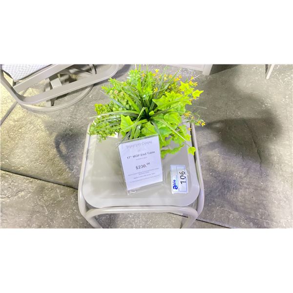 TELESCOPE CASUAL 17"MGP END TABLE COLOR STORM FRAME