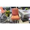 Image 2 : TELESCOPE CASUAL BELLE ISLE CUSHION SWIVEL ROCKER WITH PERSIMMON FABRIC AND DESERT FRAME. MARINE