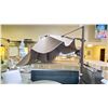 Image 11 : TREASURE GARDEN 10' SQUARE CANTILEVERED UMBRELLA WITH BASE. BROWN FRAME MOCHA FABRIC,