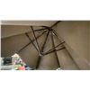Image 12 : TREASURE GARDEN 10' SQUARE CANTILEVERED UMBRELLA WITH BASE. BROWN FRAME MOCHA FABRIC,