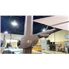 Image 8 : TREASURE GARDEN 10' SQUARE CANTILEVERED UMBRELLA WITH BASE. BROWN FRAME MOCHA FABRIC,