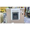 Image 5 : VALOR MODEL P2 FIREPLACE. AS SHOWN WITH LEDGEVIEW AGED STEEL FRONT PLATE, REFLECTIVE BLACK GLASS