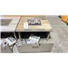 Image 4 : OWLEE CREIGHTON 42" SQUARE OCCASIONAL HEIGHT FIRE TABLE. SANDALWOOD/QUARRY NATURAL TILE TOP & ROCK