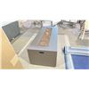 Image 9 : OW LEE FORMA 25"X65" OCCASIONAL HEIGHT PROPANE FIRE TABLE. SABLE WITH ESPRESSO GLASS.