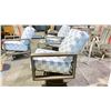 Image 2 : TELESCOPE CASUAL LARSSEN CUSHION SWIVEL ROCKER. BEACHWOOD COLOR FRAME AND DREAM MIST FABRIC.