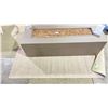 Image 2 : TREASURE GARDEN OUTDOOR RUG. FLAT WEAVE. 7'4"X5'3". DESERT SAND COLOR. UV PROOF, WEATHERPROOF