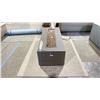 Image 3 : TREASURE GARDEN OUTDOOR RUG. FLAT WEAVE. 7'4"X5'3". DESERT SAND COLOR. UV PROOF, WEATHERPROOF