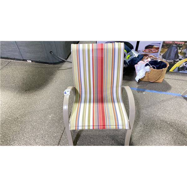 TELESCOPE GARDEN GARDENELLA PATIO CHAIR WITH POWDER COATED ALUMINUM FRAME
