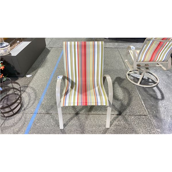 TELESCOPE GARDEN GARDENELLA PATIO CHAIR WITH POWDER COATED ALUMINUM FRAME
