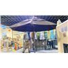 Image 2 : TREASURE GARDEN 11' AUTO TILT OCTAGONAL UMBRELLA. BRONZE FRAME WALNUT FABRIC.