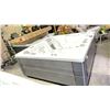 Image 2 : HOTSPRING PORTABLE SPA ARIA HOT TUB. ALPINE WHITE/CHARCOAL CABINET. FRESHWATER IQ WATER CARE AND