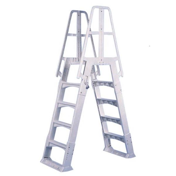 VINYLWORKS A-FRAME LADDER. TAUPE COLOR. MODEL SSA001-2 ADJUSTABLE FROM 48-66". THIS PREMIUM A-FRAME