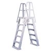 Image 1 : VINYLWORKS A-FRAME LADDER. TAUPE COLOR. MODEL SSA001-2 ADJUSTABLE FROM 48-66". THIS PREMIUM A-FRAME