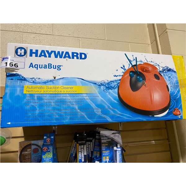 HAYWARD AQUA BUG AUTOMATIC SUCTION CLEANER FOR ABOVE GROUND POOLS. MODEL 500U-HBC.
