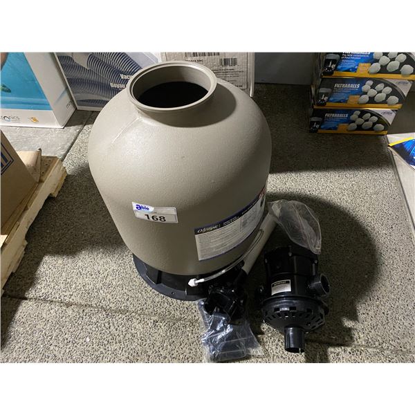 OLYMPIC SAND FILTER SYSTEM. MODEL SF119. HOLDS 150 LBS SAND.