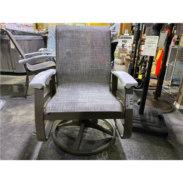 TELESCOPE CASUAL SWIVEL ROCKER. ALUMINUM FRAME