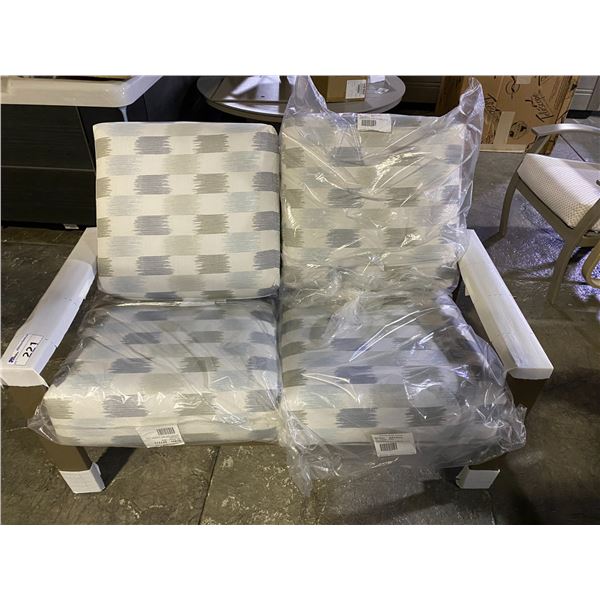 TELESCOPE CASUAL LARSSEN ALUMINUM FRAME PLUSH LOVESEAT