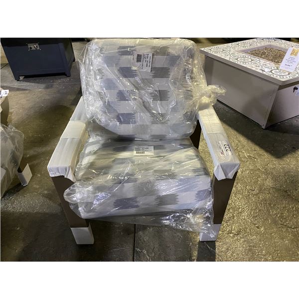 TELESCOPE CASUAL ALUMINUM FRAME PLUSH CHAIR