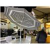 Image 2 : TREASURE GARDEN 9' AUTO-TILT OCTAGONAL UMBRELLA WITH WEIGHTED BASE
