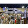 Image 2 : TREASURE GARDEN 11' OCTAGONAL UMBRELLA WITH AUTO TILT & WEIGHTED BASE. ANTHRACITE BASE AND