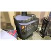 Image 2 : REGENCY ULTIMATE U39 GAS STOVE. SAFETY SCREEN, BLACK WRAP DOOR, NICKEL LOUVERS, BLACK STEEL