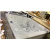 Image 3 : HOTSPRING PORTABLE SPAS LIMELIGHT FLAIR. ICE GREY/COASTAL CREY CABINET. FRESHWATER IQ WATER CARE