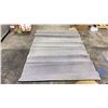 Image 2 : TREASURE GARDEN OUTDOOR RUG. FLAT WEAVE. 7'4"X5'3". SKY/BLUE COLOR. UV PROOF, WEATHERPROOF