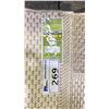 Image 3 : TREASURE GARDEN OUTDOOR RUG. FLAT WEAVE. 7'4"X5'3". COTTONWOOD COLOR. UV PROOF, WEATHERPROOF