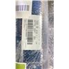Image 2 : TREASURE GARDEN OUTDOOR RUG. FLAT WEAVE. 7'4"X5'3". BLUE ORDER BLUE COLOR. UV PROOF, WEATHERPROOF