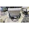 Image 3 : TELESCOPE CASUAL BELLE ISLE CUSHION SWIVEL ROCKER CHAIR COLOR AGRA CLASSIC FABRIC & BLACK FRAME.