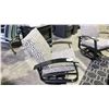 Image 4 : TELESCOPE CASUAL BELLE ISLE CUSHION SWIVEL ROCKER CHAIR COLOR AGRA CLASSIC FABRIC & BLACK FRAME.