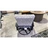 Image 3 : TELESCOPE CASUAL BELLE ISLE CUSHION SWIVEL ROCKER CHAIR COLOR AGRA CLASSIC FABRIC & BLACK FRAME.