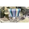Image 2 : TELESCOPE CASUAL ARM CHAIR. MARINE GRADE POLYMER ARMS TEXTURED POWDER COATED ALUMINUM FRAME. COLOR