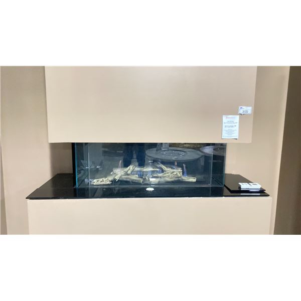 REGENCY CITY SERIES SAN FRANCISCO BAY 40" BUILT IN NATURAL GAS FIREPLACE. INC BLACK GLASS INNER