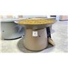 Image 2 : OW LEE BASSO 36" ROUND PROPANE FIRE TABLE WITH VELVET BRONZE, AMBER CRUSHED FIRE GLASS. COMES WITH