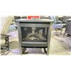 Image 1 : VALOR MADRONA MODERN CAST RADIANT GAS FIREPLACE. AS SHOWN WITH PEWTER STEEL SIDES AND DRIFTWOOD LOG