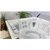 Image 4 : HOTSPRING PORTABLE SPAS HOT TUB. VANGUARD IN ICE GRAY/BRUSHED NICKEL CABINET. FRESHWATER IQ WATER