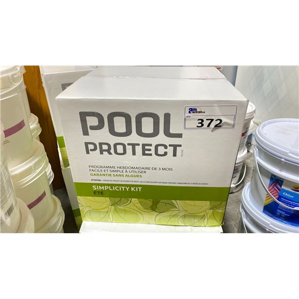 POOL PROTECT SIMPLICITY KIT. 3 MONTH SUPPLY, EASY AND HASSLE FREE. 12 ZAP 600 GRAM, 24 AQUAFOOT