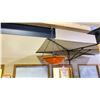 Image 2 : GORGEOUS AMBER CRACKLE GLASS HANGING BIRDBATH
