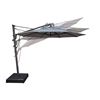 Image 1 : TREASURE GARDEN MODEL AG19A-00/48066 10' CANTILEVERED OCTAGONAL UMBRELLA. BRONZE FINISH/RIDGE