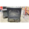 Image 3 : VALOR GAS FIREPLACE. MADRONA CAST STOVE AS SHOWN WITH BLACK CAST, ARCHED FRONT AND TRADITIONAL LOG