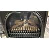 Image 4 : VALOR GAS FIREPLACE. MADRONA CAST STOVE AS SHOWN WITH BLACK CAST, ARCHED FRONT AND TRADITIONAL LOG