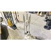 Image 2 : PEWTER FIREPLACE TOOL SET RETAILS $299